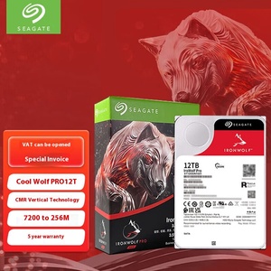 Qunhui NAS 10TB HDD st12000nt001 12t mát Sói Pro <span class=keywords><strong>SAS</strong></span> nội bộ đĩa cứng cho máy chủ SATA cổng mở rộng 14TB công suất mới - Product Image 2