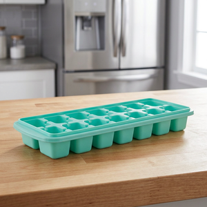 Bac à glaçons en plastique de haute qualité en forme de flocon de neige à 14 compartiments, lot de 2, qualité alimentaire, exportateur - Product Image 2
