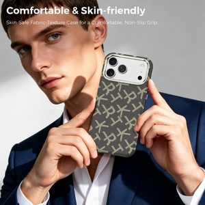 Nueva Funda Magnética de Cuero PU con Textura de Fibra de Carbono para iPhone 17 14 15 16 Pro Max 17 Air, Carga Inalámbrica, Antigolpes - Product Image 5