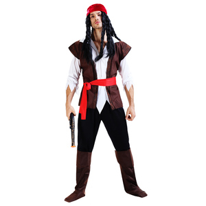 Disfraz <span class=keywords><strong>de</strong></span> Pirata Elegante <span class=keywords><strong>para</strong></span> Hombre en Oferta <span class=keywords><strong>para</strong></span> Cosplay, Juego <span class=keywords><strong>de</strong></span> Rol y <span class=keywords><strong>Halloween</strong></span> - Product Image 6
