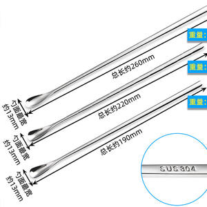 Cuchara de Medicina Personalizable de Acero Inoxidable, Capacidad de 2 ml, Opciones de Punta Simple y Doble, Uso en Laboratorio, Soporte OEM/ODM 1 - Product Image 4