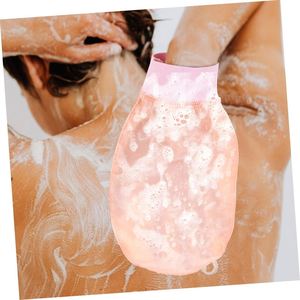 Gants exfoliants en soie brute 100% pure et biologique, personnalisables avec votre marque, pour un gommage turc confortable et nettoyant - Product Image 4
