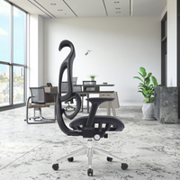 Chaise de bureau moderne réglable pivotante en maille dégradée, inclinable, ergonomique, pour tâches, pivotante, de direction, de gaming, rembourrée, garantie 3 ans