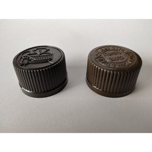 <b>28mm</b> 30mm White Black Plastic Lid for Bottles Children's Pressure Screw Cap - Product Image 3