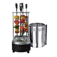 Barbecue Électrique d'Extérieur Vasion, Machine à Griller Domestique Sans Fumée, Rotissoire à Kebab d'Agneau, en Aluminium avec Contrôle de Température