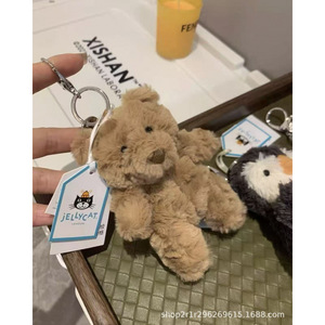 Llavero de Alta Calidad del Reino Unido con las Tres Etiquetas Originales, Juguete de Peluche Relleno de Algodón PP, Muñeco Oso JC, Regalo - Product Image 5