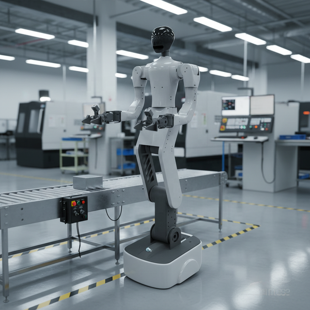 GBS PLC Humanoid Robot Intelligence Artificial Robots EDU Flexible Intelligent Open SDK Industrial Customizable Platform Payload