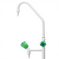 Robinet de laboratoire moderne en cuivre TX TX-10105 de haute qualité, à col de cygne incliné, pour table, à hauteur réglable, en promotion