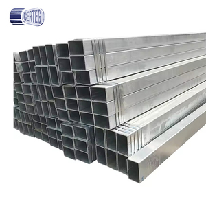 ท่อสี่เหลี่ยมชุบสังกะสีแบบจุ่มร้อนเกรดอุตสาหกรรมสำหรับการก่อสร้างทางทะเลและชายฝั่ง - Product Image 1