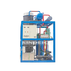 Máquina de hielo de tubo 10T para logística de cadena de frío y procesamiento de productos acuáticos Equipo de hielo SINDEICE - Product Image 1