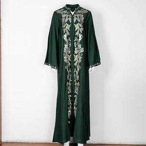 <span class=keywords><strong>Djellaba</strong></span> Robe arabe pour femmes Robe de soirée légère brodée de luxe sur mesure - Product Image 5