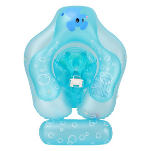 Inflatable Pvc Elephant Swimming <b>Ring</b> For Child With Anti Slip Strap Sunshade Novelty Shape 0.35mm Thickness - Product Image 1
