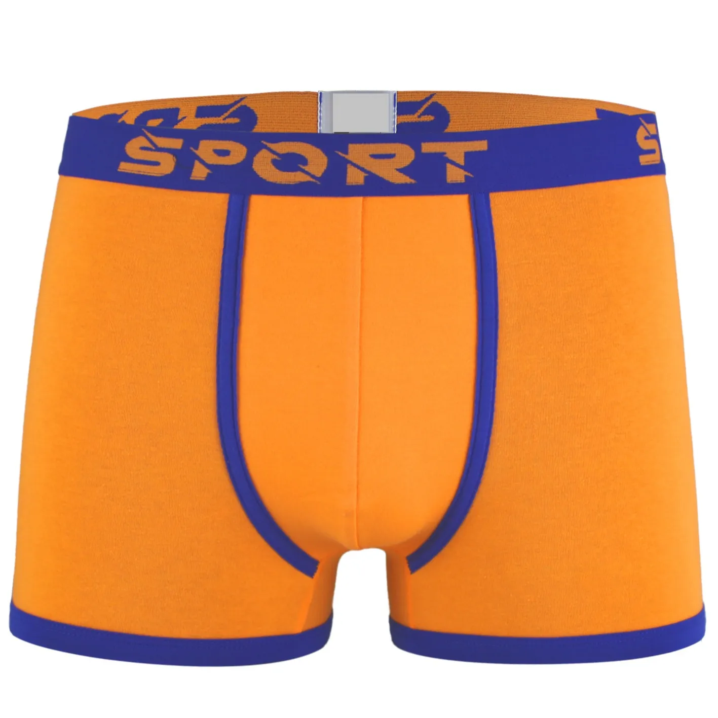 Lycra shorts de algodão masculino, roupa íntima