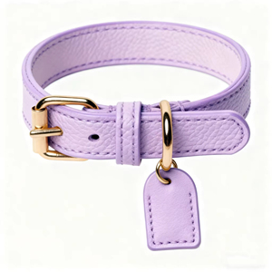 Collier de luxe en cuir PU vegan noir personnalisé pour chien, réglable, avec boucle métallique, étanche, pour chiot et chien de taille moyenne, avec étiquette - Product Image 5