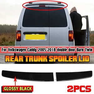 Aileron de coffre arrière style Sportline pour Volkswagen VW Caddy 2005-2018, double porte battante, spoiler de coffre arrière double - Product Image 1
