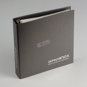 Tùy Chỉnh 2/3/4 Vòng Giấy Binder Fancy Giấy Tập Tin Thư Mục Với Slipcase - Product Image 3