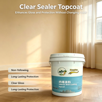 Revêtement protecteur transparent en acrylique pour murs intérieurs et extérieurs, anti-UV, imperméable, revêtement liquide pour murs en pierre véritable
