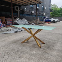 Patas de Mesa Araña con Estructura de Acero Inoxidable para Hoteles, Bodas, Eventos, Mesas de Comedor
