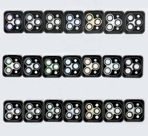 Venta al por mayor Paquete al por menor Bling 3D clear Diamond Lente <span class=keywords><strong>de</strong></span> <span class=keywords><strong>cobertura</strong></span> completa Protector <span class=keywords><strong>de</strong></span> lente <span class=keywords><strong>de</strong></span> cámara <span class=keywords><strong>de</strong></span> aluminio para iPhone 15 14 Pro Max 16 - Product Image 3