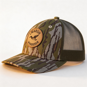 หมวกไนลอน unisex กันน้ำ5แผงสแนปแบ็กตาข่ายลายพรางสไตล์สตรีทสไตล์วินเทจ - Product Image 3