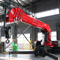 Grue à flèche hydraulique Bob-Lift au meilleur prix, grue à bras droit de 20 tonnes, manipulateur, grue mobile montée sur camion avec télécommande