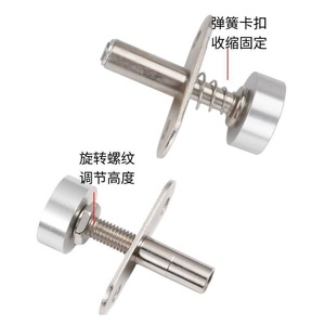Charnière d'écran 24 mm 10 mm en acier laminé à froid pour porte de cloison en bois, joint pivotant - Product Image 3