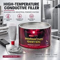 Pâte conductrice en polyester haute température JLTL BPO 280 ° Peinture en poudre industrielle multi-métaux à haute résistance thermique pour réparation
