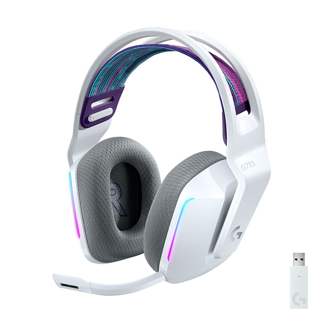 Original Logitech G733 LIGHTSPEED Wireless Gaming Headset G733 Ultra-Lightweight RGB Gaming Headphone
