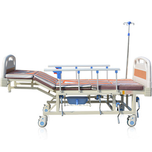Lit d'hôpital manuel Lechi réglable en hauteur avec fonction de rotation pour usage général - Product Image 5