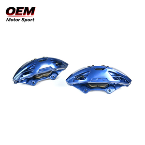 Kit de Frenos de Alto Rendimiento OEM MOTOR SPORT Azul de 4 Pistones con Disco de 395MM para Actualización de Alto Rendimiento - Product Image 3