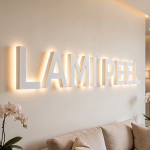 Enseigne LED personnalisée avec logo pour intérieur et extérieur, enseigne en lettres 3D pour salon de beauté haut de gamme, enseignes publicitaires pour bureau - Product Image 6