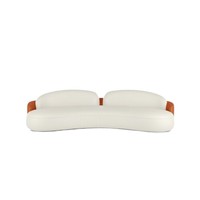 Sofá Esquinero en Forma de L de Lujo Ligero y de Alta Gama, Material PU, para Salón de Belleza, Vestíbulo de Hotel, Almacén, Parque, Áreas de Asientos