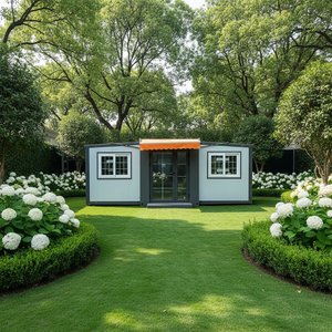 Villa Contenedor de Acero Plegable y Expandible de Lujo Moderno de 20 pies con 2 Dormitorios, Prefabricada, Modular, Móvil, Envío a Australia - Product Image 1