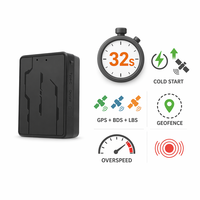 Traceur GPS sans fil 4G LTE portable pour véhicule 32S avec démarrage à froid, triple positionnement, géolocalisation, alarme de survitesse et de vibration