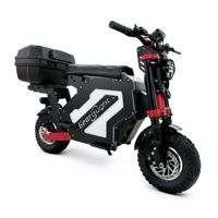 Trottinette électrique tout-terrain Geofought Molo 5 pour adultes, 72V 50Ah 10000W, double moteur, longue autonomie, avec coffre de rangement arrière