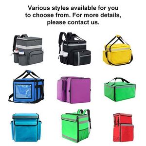 กระเป๋าส่งอาหารแบบพกพา ทนทาน กันน้ำ กระเป๋าเก็บความร้อนแบบกำหนดเอง กระเป๋าเป้ส่งอาหาร กระเป๋าเก็บอุณหภูมิสำหรับส่งอาหาร - Product Image 4