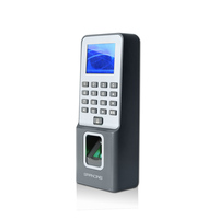Soporte portátil TCP IP USB Control de acceso de comunicación Último algoritmo de huellas dactilares Función de tarjeta ID HID personalizada
