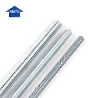 Wholesale Threaded Rod Grade 4.8 M6 M8 M10 M20 M24 Carbon Steel Zinc Plated Full Thread Stud Bolt DIN975 Threaded Rod