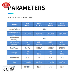 Low <b>Temperature</b> Bath Refrigeration Cooling Circulating Chiller 100L - Product Image 6