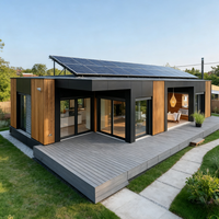 Maison d'hôtes préfabriquée en acier, murs en verre étanches, bureaux, hôpitaux, ateliers, entrepôts, centres commerciaux, cours, extérieurs de restaurants