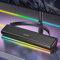 KA51 pour haut-parleur 5.4 avec micro intégré, contrôle par bouton, batterie, lumière LED colorée, sortie 12W