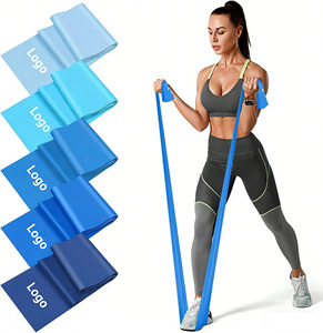 Bandas Elásticas <span class=keywords><strong>de</strong></span> TPE con Logotipo Personalizado, Bandas Largas Profesionales para Yoga, Pilates, Rehabilitación, Fisioterapia, Gimnasio y Entrenamiento - Product Image 5