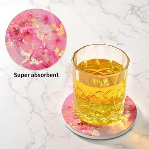 Posavasos Redondos de Cerámica Personalizados al por Mayor, Posavasos para Tazas de Café, Empaque Exquisito, Posavasos para el Hogar y la Oficina - Product Image 4