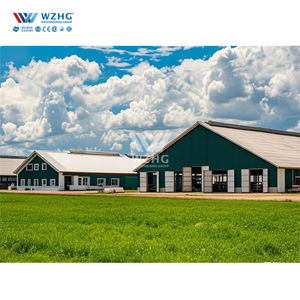 Cooperativa de ganado Casa avícola de acero prefabricada Granja avícola de acero de campo libre - Product Image 2