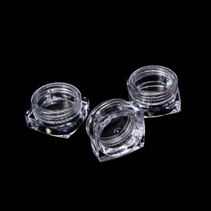 2.5g Small Plastic Jar Lid Nail Powder Glitter Cosmetic Eye Cream Sample Container Salon Manicure <b>Storage</b> Pot <b>Tool</b> Refillable - Product Image 5