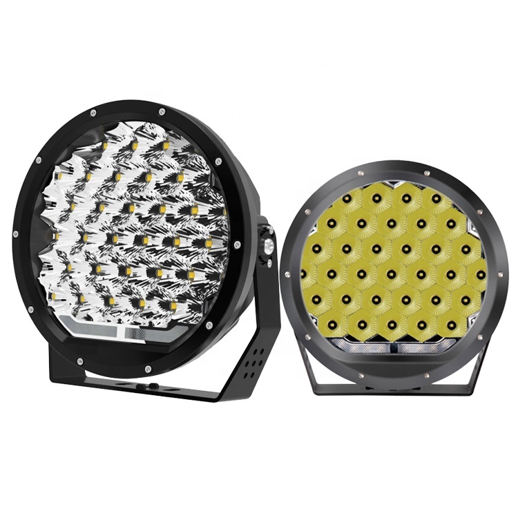 4x4 Offroad 9 Inch Spot Led Work Light Lamp Amber Fog Driving Light Universal Auxiliary Lighting Motorcycle Truck Led