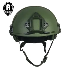 KIANG Sale Aramid Full Face Fast Tactical Un Tactical Helmet High Cut FAST Helmet Army Green / Large