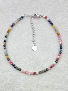 Tourmaline <b>Bracelet</b> Dainty Gemstone Jewelry Micro Faceted Beads Crystal <b>Bracelet</b> Minimalist Jewelry Tiny Gemstone <b>Bracelet</b> - Product Image 6