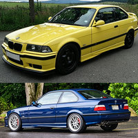 Kit carrosserie CheWang pour BMW E36, mise à niveau vers kit carrosserie M3, pare-chocs arrière, jupes latérales, calandre (modèles 92-99)