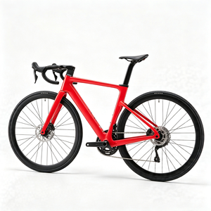 Vélo de route en carbone directement de l'usine, flexible, pour course, gravel, cross-country, aventures cyclistes en extérieur, ABC-17, 24 vitesses, transmission fluide - Product Image 5